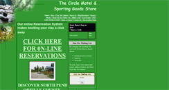 Desktop Screenshot of circlemotel.com